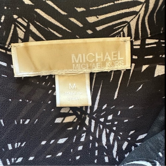 MICHAEL Michael Kors Handkerchief-Hem Midi Shirtdress - Size M - Picture 7 of 10